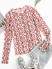 Geo Mesh Long Sleeve T Shirt