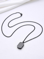 Geometric Opening Pendant Necklace