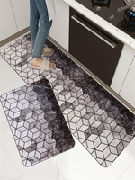 Geometric Pattern Kitchen Mat
