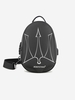 Geometric Pattern USB Charging Port Anti-theft Lock Chest Bag