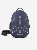 Geometric Pattern USB Charging Port Anti-theft Lock Chest Bag