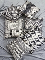 Geometric Print Bohemian Pillow Case