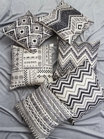 Geometric Print Bohemian Pillow Case