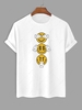 Gesture Money Smile Graphic T-shirt S White