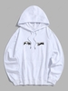 Gesture Renaissance Graphic Cotton Hoodie L White