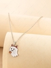 Ghost Witch Halloween Pendant Necklace