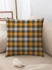 Gingham Pattern Plush Pillowcase