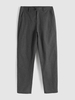 Gingham Pockets Tapered Office Pants Xl Gray