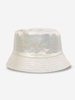 Glitter Faux Leather Reversible Bucket Hat