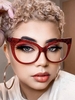 Glitter Kitten Shape Sunglasses