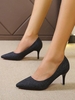 Glitter Pointed Toe Heeled Pumps