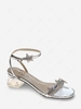 Glitter Stars Transparent Heel Sandals