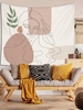 Graphic and Girl Print Tapestry