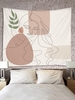 Graphic and Girl Print Tapestry