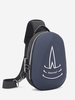 Graphic USB Charging Port Waterproof Sling Bag