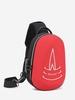 Graphic USB Charging Port Waterproof Sling Bag