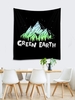 GREEN EARTH Mountain Pattern Wall Hanging Tapestry