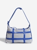 Grid Design Shoulder Bag