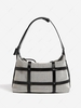Grid Design Shoulder Bag