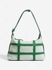 Grid Design Shoulder Bag