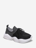 Grid Pattern Lace Up Running Shoes