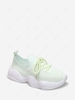 Grid Pattern Lace Up Running Shoes