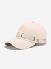 Grommets Belt Decor Baseball Cap