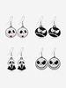 Halloween 4Pcs Ghost Earrings