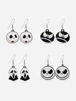 Halloween 4Pcs Ghost Earrings