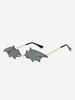 Halloween Bat Wings Shaped Gothic Sunglasses