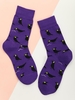 Halloween Birds Pattern Crew Socks