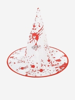 Halloween Blood Pattern Witch Costume Hat