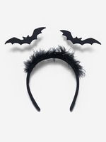 Halloween Costume Bat Decor Fuzzy Headband