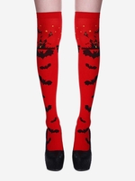 Halloween Costume Bat Graphic Stockings