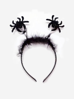 Halloween Faux Fur Spider Bat Decor Headband
