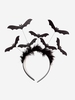 Halloween Feather Bat Headband