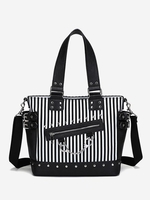 Halloween Rivet Chain Buckle Luminous Stripes Tote Bag