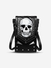 Halloween Skull Rivet Phone Crossbody Bag