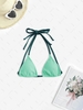 Halter Bikini Top M Light green