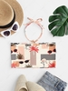 Halter Hawaii Coconut Tree Sunglass Bandeau Top M White