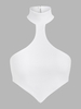 Halter Rib-knit Cutout Crop Top L White