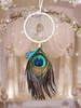 Handmade Peacock Feather Car Hanging Dreamcatcher