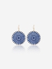 Handmade Round Shape Dreamcatcher Pendant Earrings