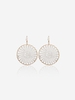 Handmade Round Shape Dreamcatcher Pendant Earrings