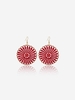 Handmade Round Shape Dreamcatcher Pendant Earrings