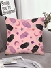 Hands Star Pattern Short Plush Pillowcase