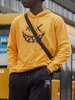 Happy Face Graphic Pouch Pocket Casual Hoodie 2xl Yellow
