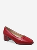 Hardware Embellished Chunky Heel Pumps