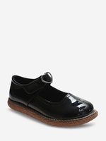Heart Buckle Strap Flat Bar Shoes