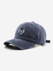 Heart Embroidered Baseball Cap